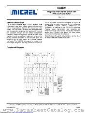 KSZ8999 datasheet pdf Microchip