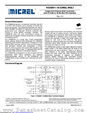 KSZ8851-32MQLI datasheet pdf Microchip