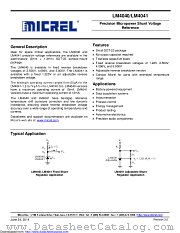 LM4040 datasheet pdf Microchip