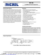 MIC184YMM datasheet pdf Microchip