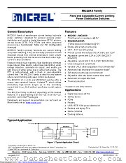MIC2019YML-TR datasheet pdf Microchip