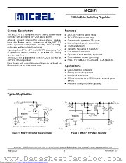 MIC2171WT datasheet pdf Microchip