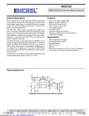 MIC2196YM-TR datasheet pdf Microchip