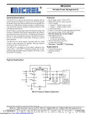 MIC2214-GMYML-TR datasheet pdf Microchip