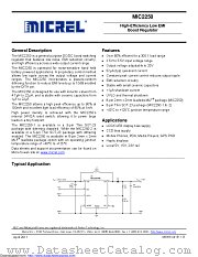 MIC2250-1YD5-TR datasheet pdf Microchip