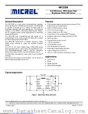 MIC2298-15YML-TR datasheet pdf Microchip