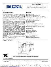 MIC2546-1YM-TR datasheet pdf Microchip