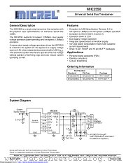 MIC2550 datasheet pdf Microchip