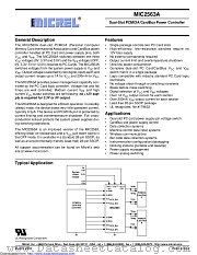 MIC2563A-1YSM datasheet pdf Microchip