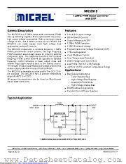 MIC2619 datasheet pdf Microchip