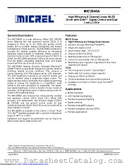MIC2846A-PPYMT-TR datasheet pdf Microchip