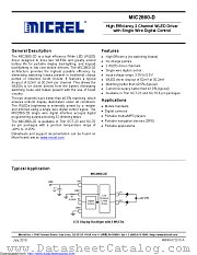 MIC2860-2DYC6-TR datasheet pdf Microchip