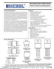 MIC29201-5.0WU-TR datasheet pdf Microchip