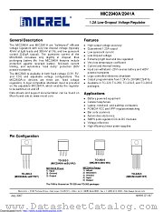 MIC2940A-5.0WU-TR datasheet pdf Microchip