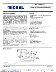 MIC2951-03YMM-TR datasheet pdf Microchip