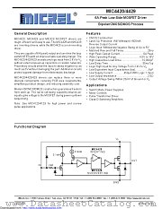 MIC4420YN datasheet pdf Microchip