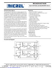 MIC4427ZM datasheet pdf Microchip