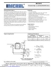 MIC5013YM datasheet pdf Microchip