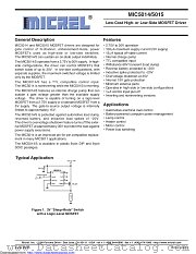 MIC5015 datasheet pdf Microchip