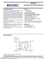 MIC5190YML-TR datasheet pdf Microchip