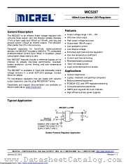 MIC5207-3.3YM5-TX datasheet pdf Microchip
