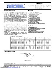 MIC5213-3.0YC5-TR datasheet pdf Microchip