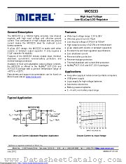 MIC5233-3.0YM5-TR datasheet pdf Microchip