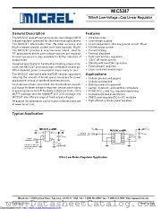 MIC5247-1.85YML-TR datasheet pdf Microchip