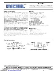 MIC5252-2.8YML-TR datasheet pdf Microchip