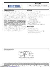 MIC5253-2.5YC5-TR datasheet pdf Microchip