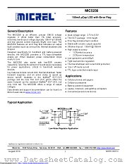 MIC5256-2.85YD5-TR datasheet pdf Microchip