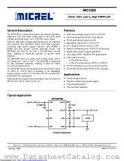 MIC5280 datasheet pdf Microchip