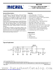 MIC5309 datasheet pdf Microchip