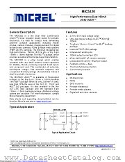 MIC5320-JGYMT-TR datasheet pdf Microchip