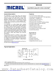 MIC5330-MGYML-TR datasheet pdf Microchip