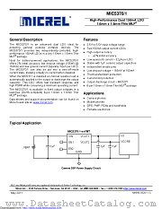 MIC5370-4CYMT-TR datasheet pdf Microchip
