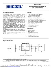MIC5380-KHYFT-TR datasheet pdf Microchip