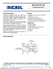 MIC708RMY datasheet pdf Microchip