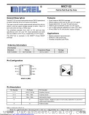 MIC7122YMM datasheet pdf Microchip
