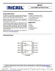 MIC915 datasheet pdf Microchip