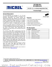 SY10EL34 datasheet pdf Microchip