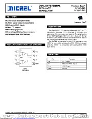SY10ELT23ZG-TR datasheet pdf Microchip