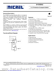 SY55854U datasheet pdf Microchip