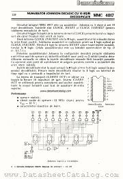 MMC4017 datasheet pdf Microelectronica