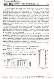 MMC40181 datasheet pdf Microelectronica