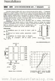 MMC4511 datasheet pdf Microelectronica