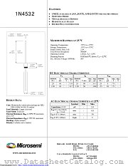 JAN1N4532 datasheet pdf Microsemi