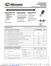 APT30DQ60BHBG datasheet pdf Microsemi