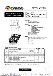 APT5010JVRU3 datasheet pdf Microsemi