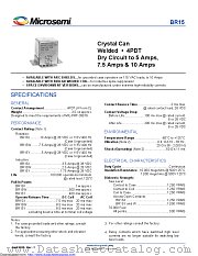 BR15Y-85XX-12V datasheet pdf Microsemi